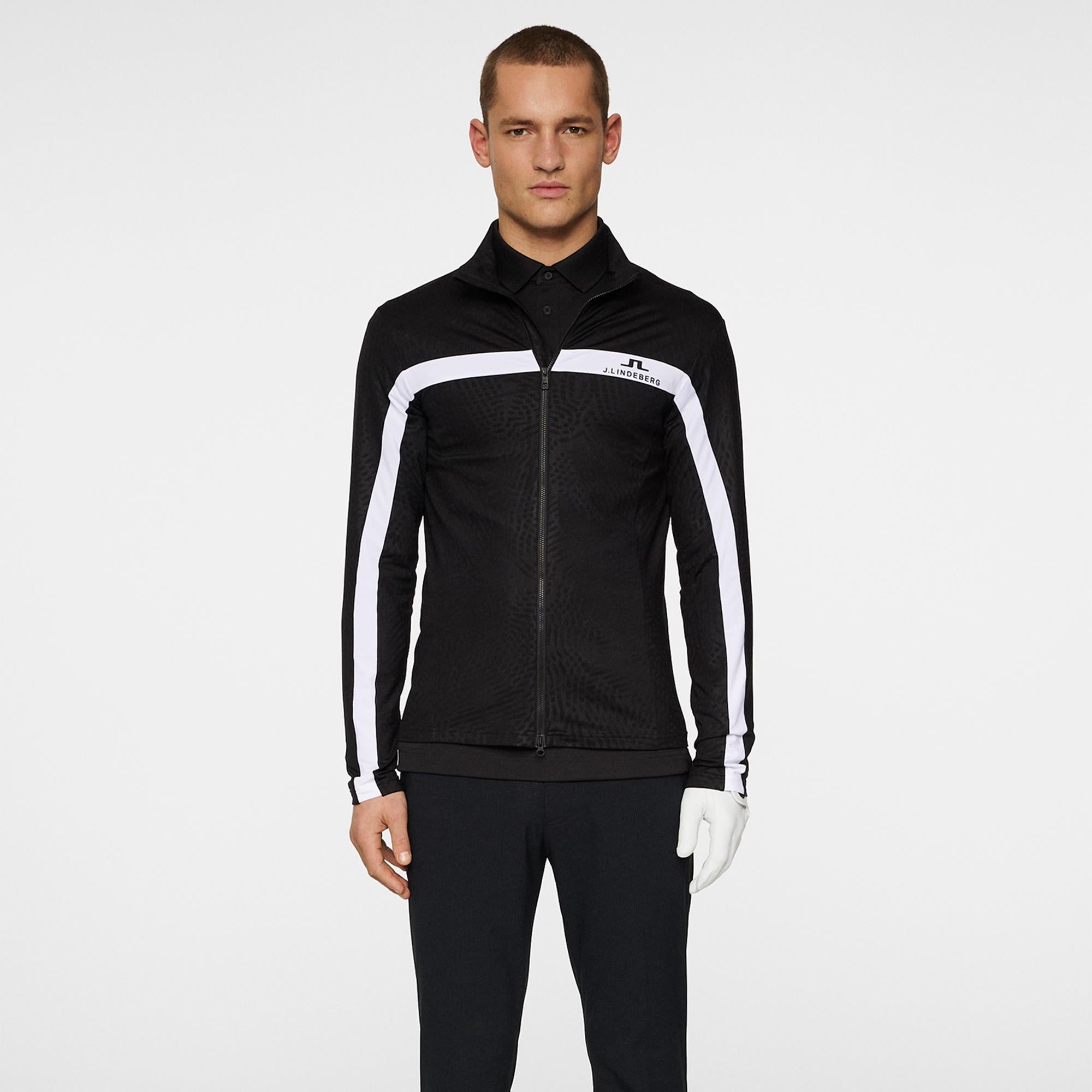J Lindeberg Masters Jarvis Tour Mens Golf Mid Layer Masters 25 Black